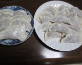 ブロッコリー葉&茎の餃子作り方4写真