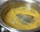 お鍋ひとつで簡単！ 生ワカメの冷製パスタ作り方3写真
