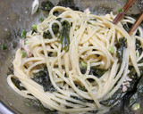お鍋ひとつで簡単！ 生ワカメの冷製パスタ作り方11写真