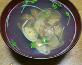 簡単！貝の旨味～あさりの澄まし汁作り方4写真