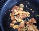鶏チャーシューのチャーハン簡単作り方3写真