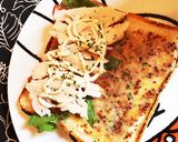 チキンとハニーマスタードのオープンサンド作り方7写真