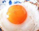 朝食に✩目玉焼きトースト作り方1写真