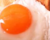 朝食に✩目玉焼きトースト作り方4写真
