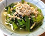 簡単！小松菜と油揚げの甘～い煮びたし作り方4写真