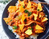 余り物で絶品！メキシカン風タコス丼♡作り方6写真