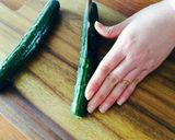 即席☆オイソバギ（きゅうりのキムチ漬け）作り方1写真