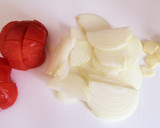 簡単美味しい♪玉ねぎとトマトのスープ作り方1写真