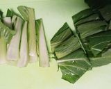 チンゲン菜のオイスターソース炒め作り方2写真