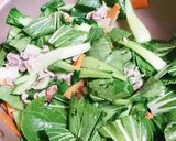チンゲン菜のオイスターソース炒め作り方5写真
