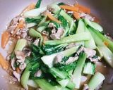 チンゲン菜のオイスターソース炒め作り方6写真