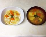 離乳食のうどん&大人の味噌汁作り方10写真