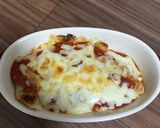 簡単！餃子のミートソースグラタン作り方4写真