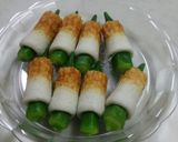 切り口綺麗!オクラちくわのフライ作り方2写真