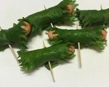 ウィンナーの大葉巻き天ぷら作り方1写真
