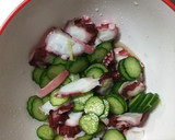 たこときゅうりの酢の物♡作り方3写真