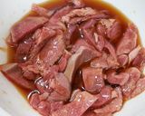 生めかぶとたけのこの豚タン炒め作り方1写真