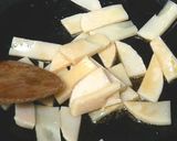 生めかぶとたけのこの豚タン炒め作り方2写真