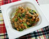 納豆に青菜♬作り方4写真