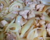 つゆの素で、ゴロゴロ大きめ鳥肉の親子丼作り方4写真