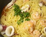 フレッシュトマトと海鮮のスパゲッティーニ作り方7写真