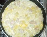 白菜と鶏むね肉と牛乳の簡単クリーム煮♪作り方7写真
