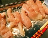 鶏ササミの梅しそチーズ春巻き作り方2写真
