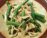 いんげんと鶏ムネ肉の胡麻和え作り方5写真