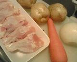 鶏と根菜の辛~~~い煮物作り方1写真