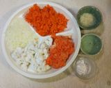 塩麹de簡単キャロットサーモンバ〜グ♪作り方1写真