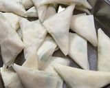 おつまみにお弁当に☆はんぺんの三角春巻き作り方15写真