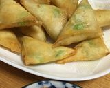 おつまみにお弁当に☆はんぺんの三角春巻き作り方17写真