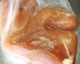 こっくり♡鶏ささみの胡桃クリーム和え。作り方1写真