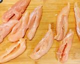 こっくり♡鶏ささみの胡桃クリーム和え。作り方2写真
