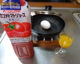 最速のトマトとオレンジの卵焼き作り方1写真