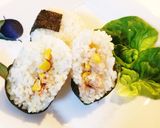 お弁当♬ツナコーン＊マヨ味噌おにぎり作り方4写真
