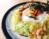 健康！キャベたま納豆サラダ作り方2写真