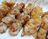 節約★簡単★ジューシー【鶏皮焼き鳥】♪作り方3写真