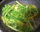 わさび菜で作るナムル作り方1写真