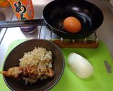 最速の焼き鳥の親子丼作り方1写真