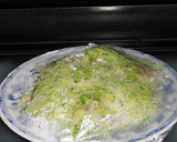 焼売の蒸し方　キャベツと一緒にレンチン法作り方6写真