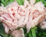 【おつまみに副菜にも！】鶏皮キャベツ蒸し作り方3写真