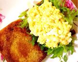 【高野豆腐サンド】低糖質☆卵サンド作り方5写真