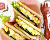 【高野豆腐サンド】低糖質☆卵サンド作り方6写真