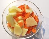 母直伝^_^野菜たっぷりオムレツ作り方1写真