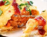 チーズ風味のふんわり卵☆オムライス作り方9写真