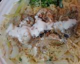 血管ダイエット食706（無油かきパスタ）作り方3写真