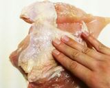 ヘルシー☆鶏胸肉キムチ巻き！作り方2写真