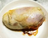 ヘルシー☆鶏胸肉キムチ巻き！作り方9写真