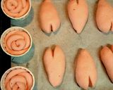 和菓子みたいな桜餡のお花パン☆作り方5写真
